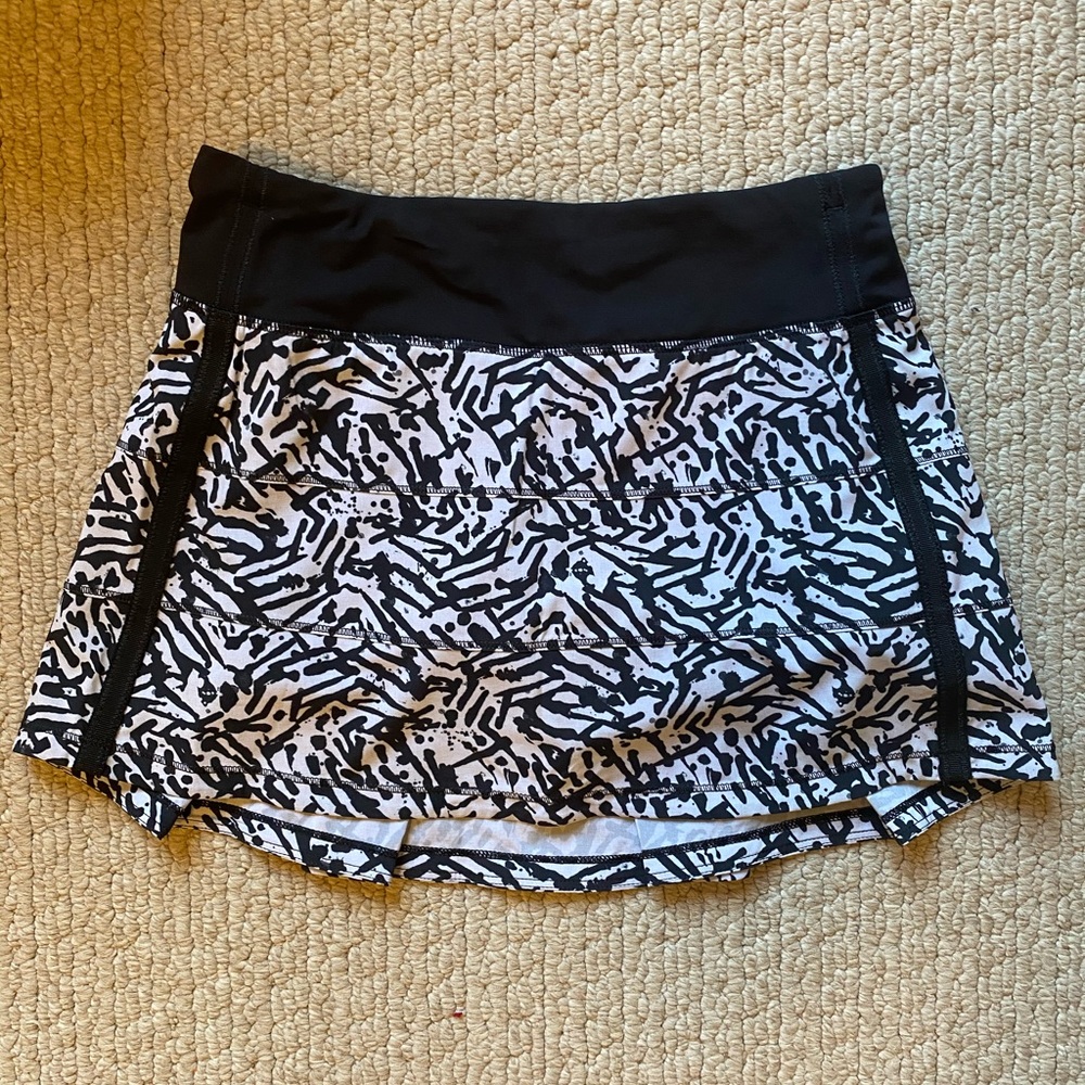 Zebra pattern lululemon skirt size 2!